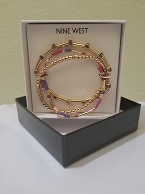 Nine West Trio Stretch Bracelet Set